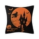 thumbnail image 3 of Funda de almohada para niño, cubierta de cojín con diseño de fantasma, calabaza, murciélago, mago, feliz Halloween, decoración de fiesta, 45x45cm, 3 of 4