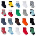 thumbnail image 2 of Little Me Baby 20 Piece Assorted Socks, Boys', Multi, 0-12/12-24 Months, 2 of 3