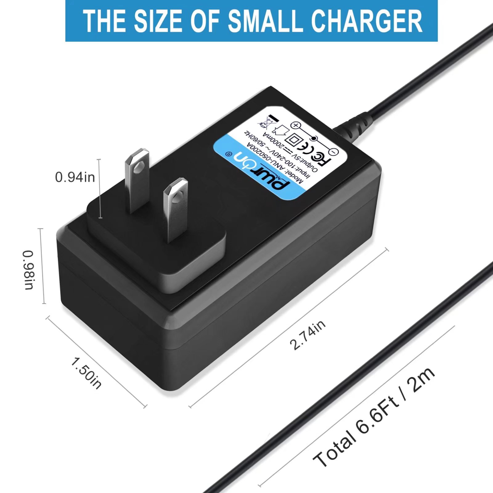 ABLEGRID 12V 1000mA AC/DC Power Adapter – 1A Mains Charger, 2.5mm/2.1mm X 5.5mm Tip