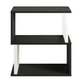 thumbnail image 2 of Decorotika Lima 25" Wide Metal Wood Side End Table, Black Veneer Color, 2 of 5