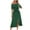 Green, variant on Summer Dresses for Women 2024 Plus Size Fashion Elegant Off-the-shoulder Short-sleeved One-line Collar Dress Sleeveless One-line Shoulder Knee-length Dress Womens plus $15 & under