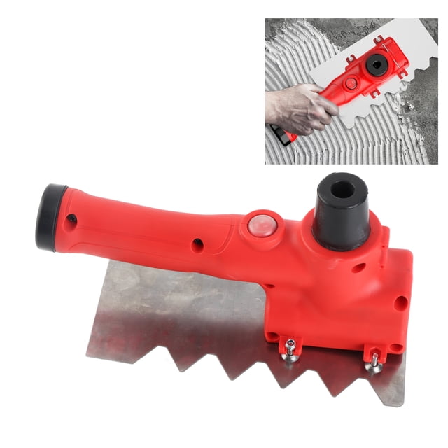 Cement Vibration Machine, High Frequency Electric Trowel Tool Type C Charging 2Pcs 2000mAh Battery 12000r/min for Tile Leveling Plastering