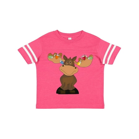 

Inktastic Christmas Moose Lights Gift Toddler Boy or Toddler Girl T-Shirt
