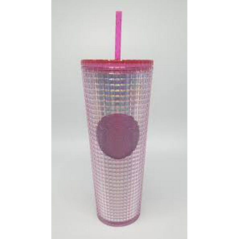 Starbucks 2023 Pink Diachronic Bubblegum Venti 24 Oz Tumbler With Straw