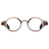 Elton John Pop Specs Reading Glasses - Two Tone Mash Up 1.50, Circle Frame