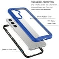 thumbnail image 4 of For Samsung Galaxy S24 Phone Case, Ebizware Shockproof Clear Back Case [Military Grade Drop Tested] Heavy Duty Rugged Protective Cover for Galaxy S24 - Blue, 4 of 8