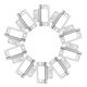 thumbnail image 5 of Heavy Duty Child Hinge Cabinet Door Hinges for Kitchen Wardrobe 10Pcs Iron, 5 of 5