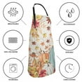 thumbnail image 6 of Fall Pumpkins Adjustable Apron with 2 Pockets for Women Men Thanksgiving Chef Bib for Cooking Garden Painting, 6 of 7