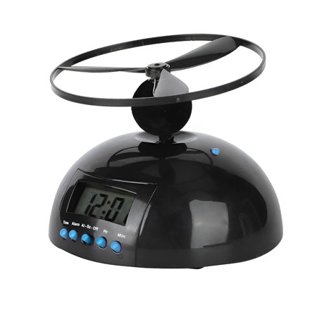 DESIGNICE 2026 New Alarm Clock,Rotating Flying Alarm Clock Kids Gift,Multipurpose Vibrating Run Away Flying Alarm Clock for Heavy Sleepers,Innovative Alarm Clock for Bedrooms