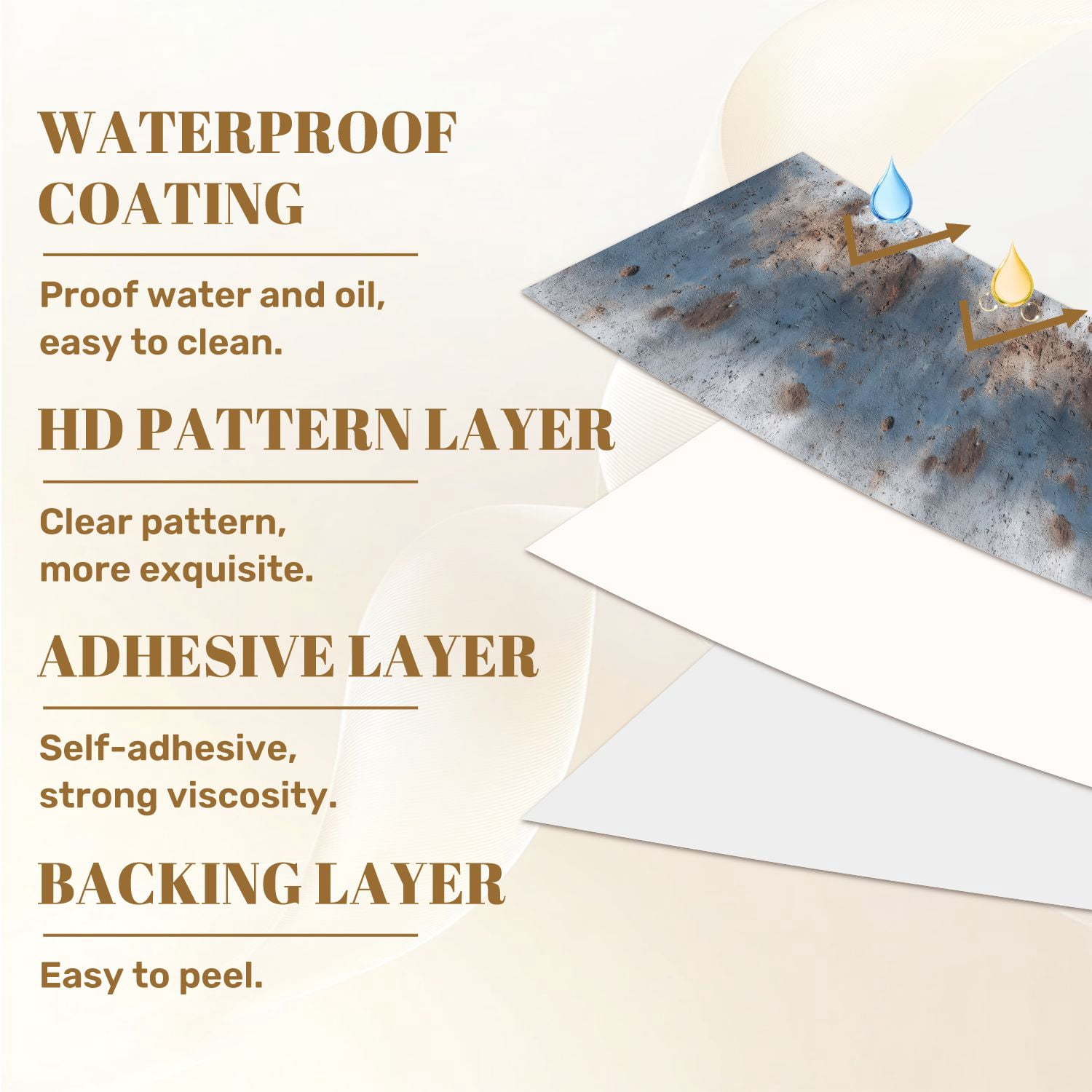 Modern Industrial Weathered Concrete Wall Texture Peeling Blue Paint Rust Wall Mural 23.6in x 9.8ft Self Adhesive Removable Wall Paper Renter Friendly Wallpaper for Bedroom Cabinets