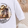 thumbnail image 4 of CAUYDY Newborn Boy Picture Outfit Baby Clothes Preemie Long Sleeve Bodysuit Fall Winter Infant Boys Pajamas Toddler Sleepers 6 9 12 18 Months Brown for Sizes 3-6 Months, 4 of 6
