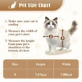 thumbnail image 4 of Smart Cat Door for Interior & Exterior, Microchip Cat Pet Door with 3 Collar Sensor Keys & 1 Remote Control & 4 Way Locking Cat Flap with RFID Collar Sensor Automatic Opening Cat Door (Black), 4 of 8