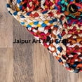 thumbnail image 4 of Jaipur Art And Craft Handmade Reversible Runner Chindi Cotton Indoor Area Rug (2x12 Sq ft), 4 of 5