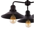 thumbnail image 2 of JONATHAN Y Calvin 18.5" 3-Light Iron Industrial LED Semi Flush Mount, Oil Rubbed Bronze, JYL7498A, 2 of 8