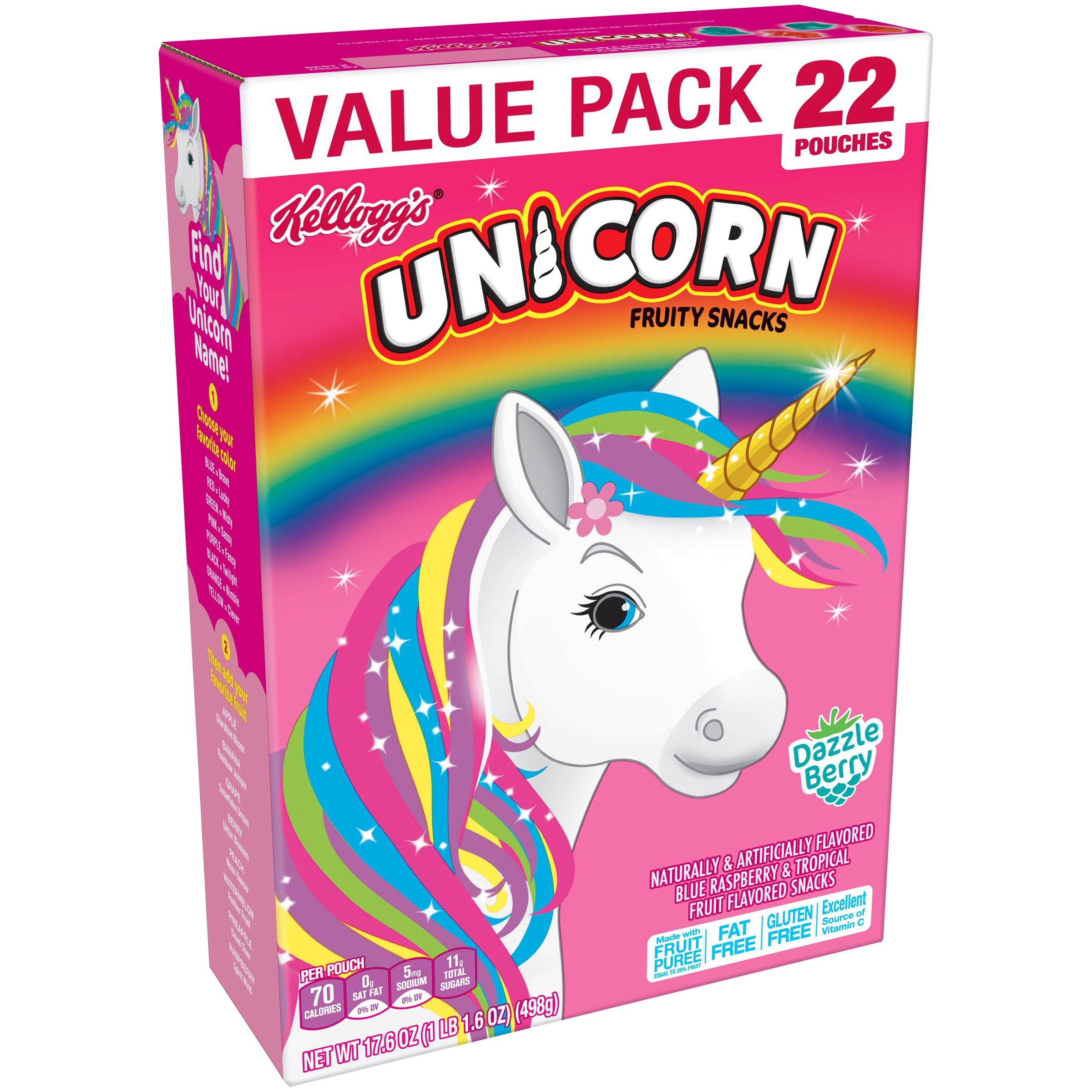 Kellogg's Kellogg's Unicorn Dazzle Berry Breakfast Cereal 17.6 oz