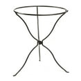 thumbnail image 3 of Achla Designs 24"Dia. Round Brass Hammered Copper Birdbath w/Black Wrought Iron Folding Ring Stand, 3 of 5