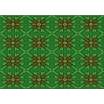 thumbnail image 1 of Ahgly Company Indoor Rectangle Patterned Dark Forest Green Area Rugs, 2' x 3', 1 of 1