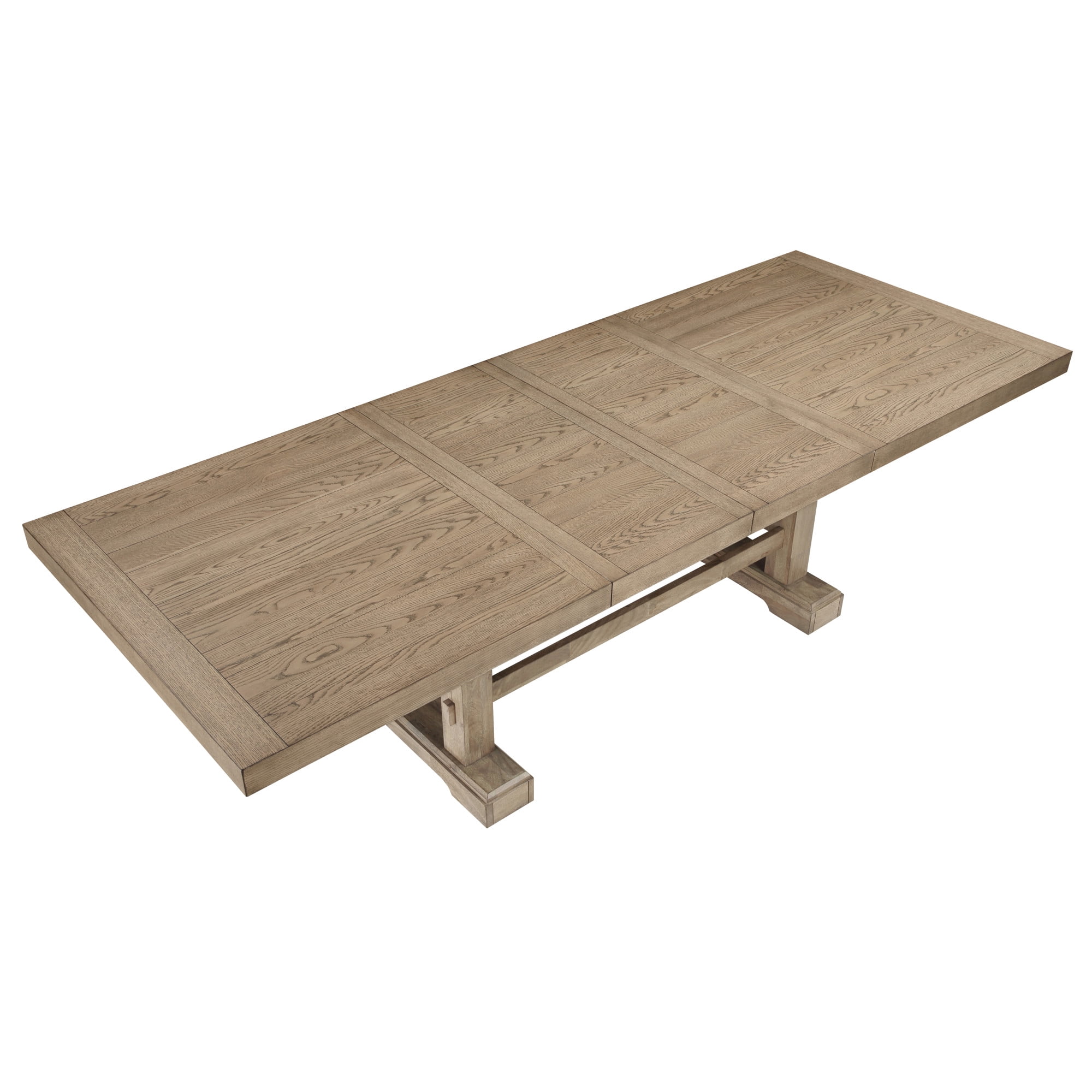 Steve Silver Napa Extandable Weathered Sand Dining Table with Two Leaves