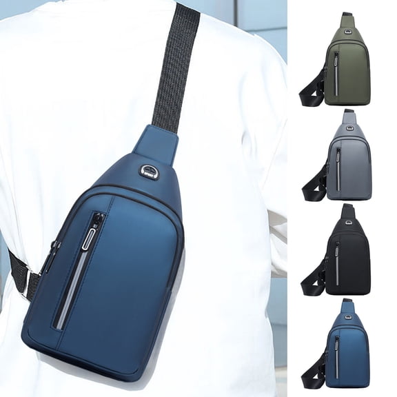 breaise Mini Crossbody Sling Bag Chest Bag Fanny Pack for Men Women Running Travelling Daypack