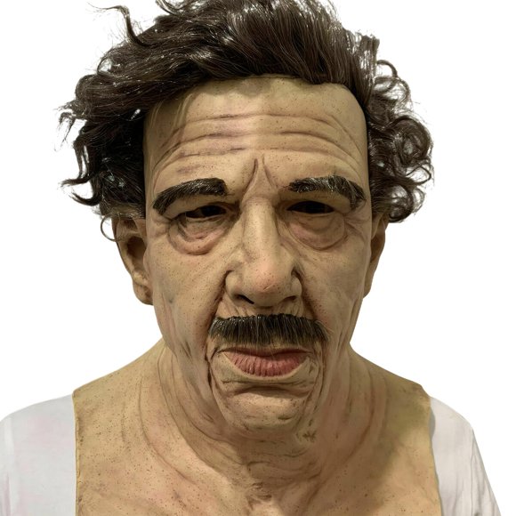 Shengyu Natural Latex Grandpa Mask For Halloween Party Cosplay Realistic Grandpa Masks Halloween Ends Mask 3