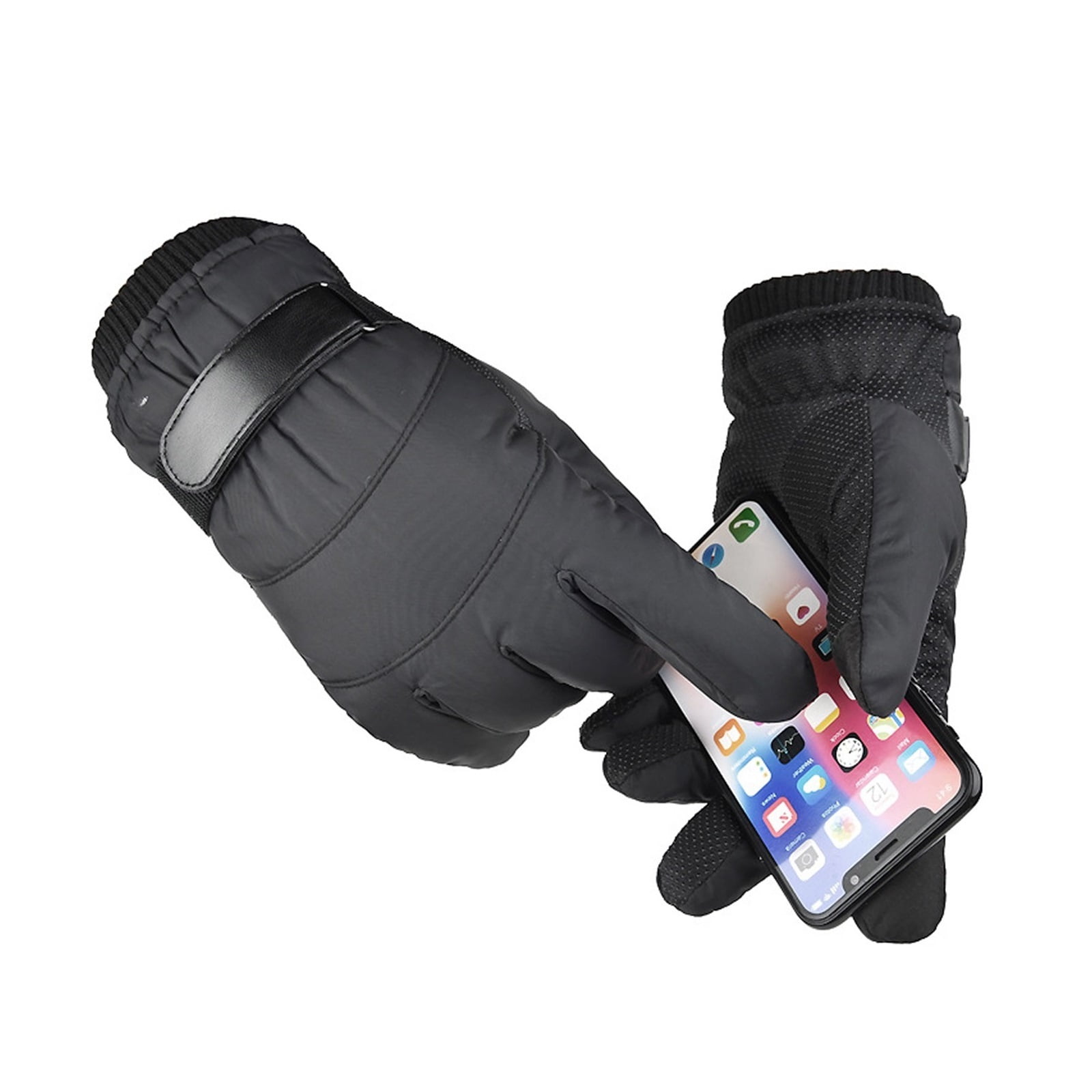 Adjustable Cotton Men Women Gloves Winter Outdoor Windproof Mankind Glove Ski Riding Keep Warm Climbing Outdoor Unisex Mitten