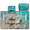 thumbnail image 4 of Pzuqiu Starfish Golf Cart Seat Covers Anti-slip Quilted Golf Cart Seat Covers, Washable, Suitable for Outdoor, Fit for EZGO Club Car, 4 of 7