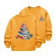 thumbnail image 2 of Cowsor Girls Sweatshirts Kids Cute Graphic Crewneck Pullover Tops Xmas Long Sleeve Holiday Shirts, 2 of 5