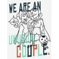 thumbnail image 2 of Women's Marvel WandaVision Couple Sketch Graphic Tee White 2X Large, 2 of 5