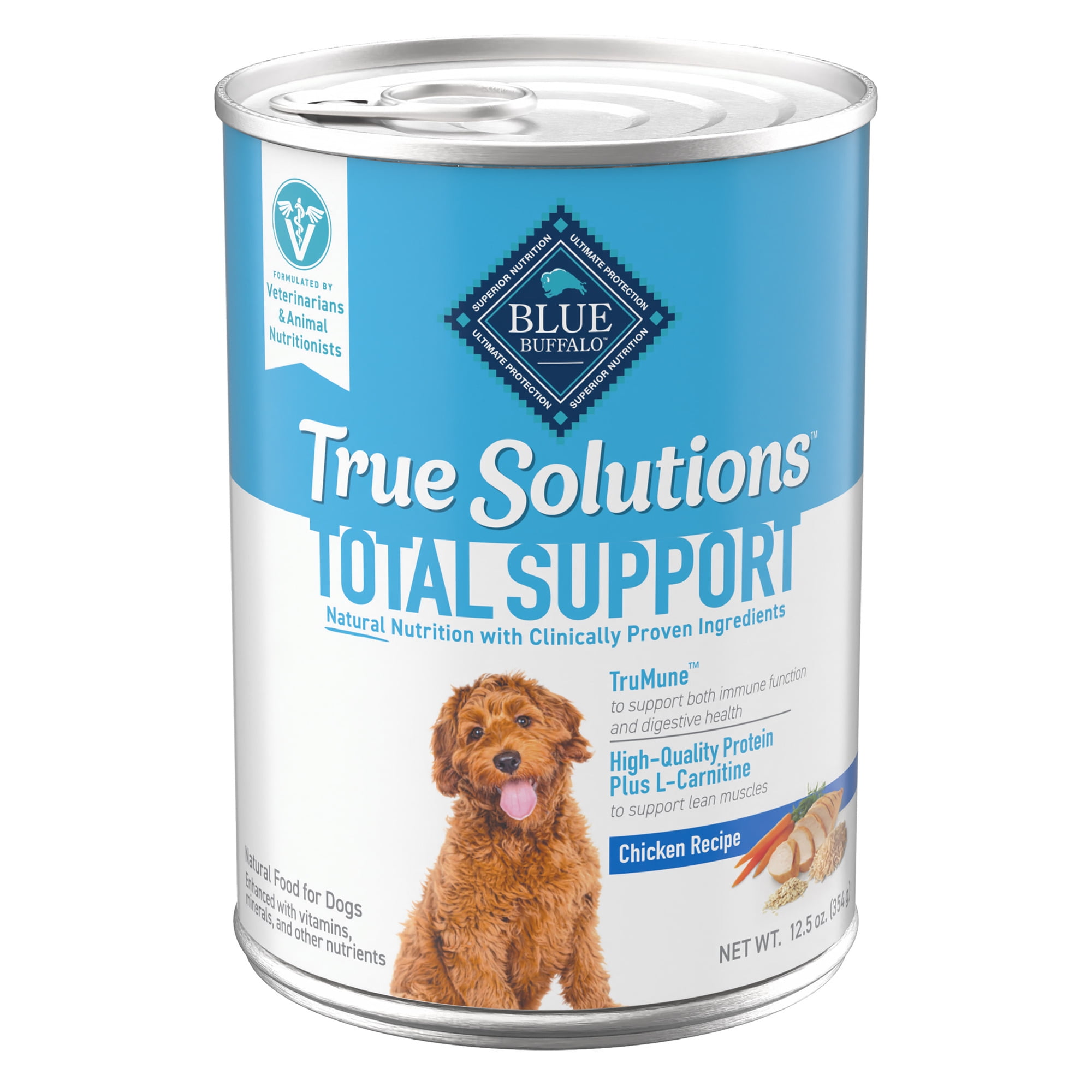 (2 pack) Blue Buffalo True Solutions Total Support Wet Dog Food, 12.5-oz. Can