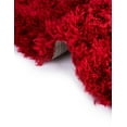 thumbnail image 2 of Unique Loom Marilyn Monroe Opulence Shag Collection Area Rug - (4' 1" x 6' 1" Oval Lipstick), 2 of 9