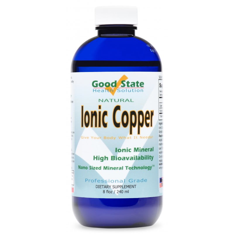 Good State Liquid Ionic Minerals Copper (96 servings at 2mg each) (8 fl oz)