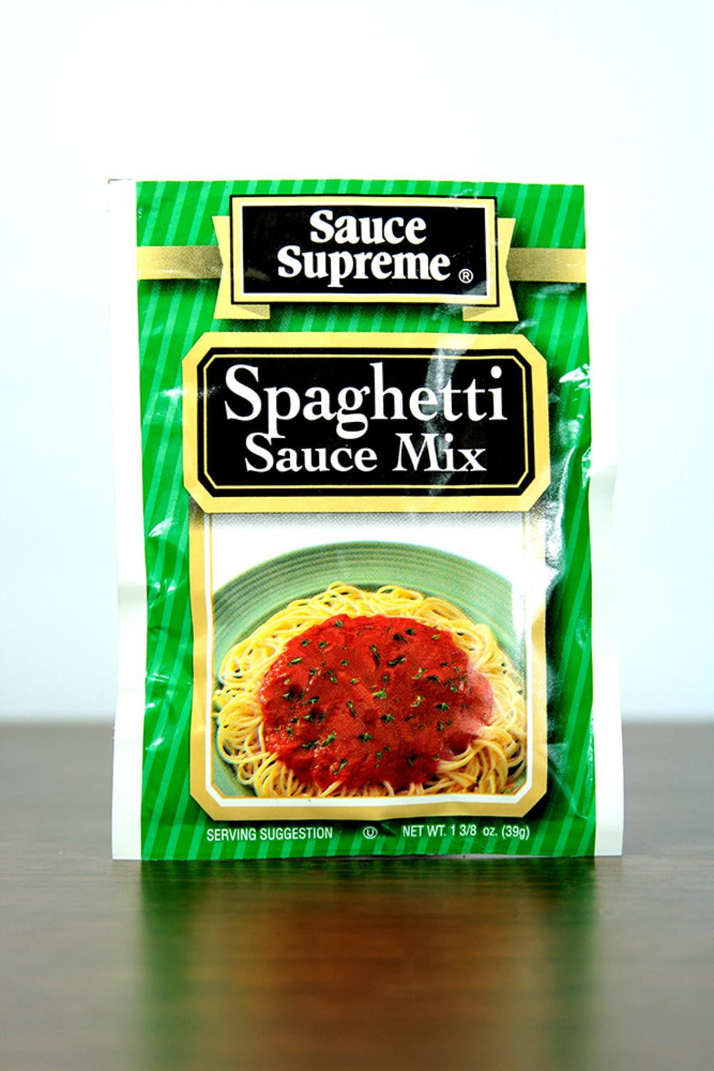 Pack of 24 Sauce Supreme Spaghetti Sauce Seasoning Mix 1.375 oz. 30007