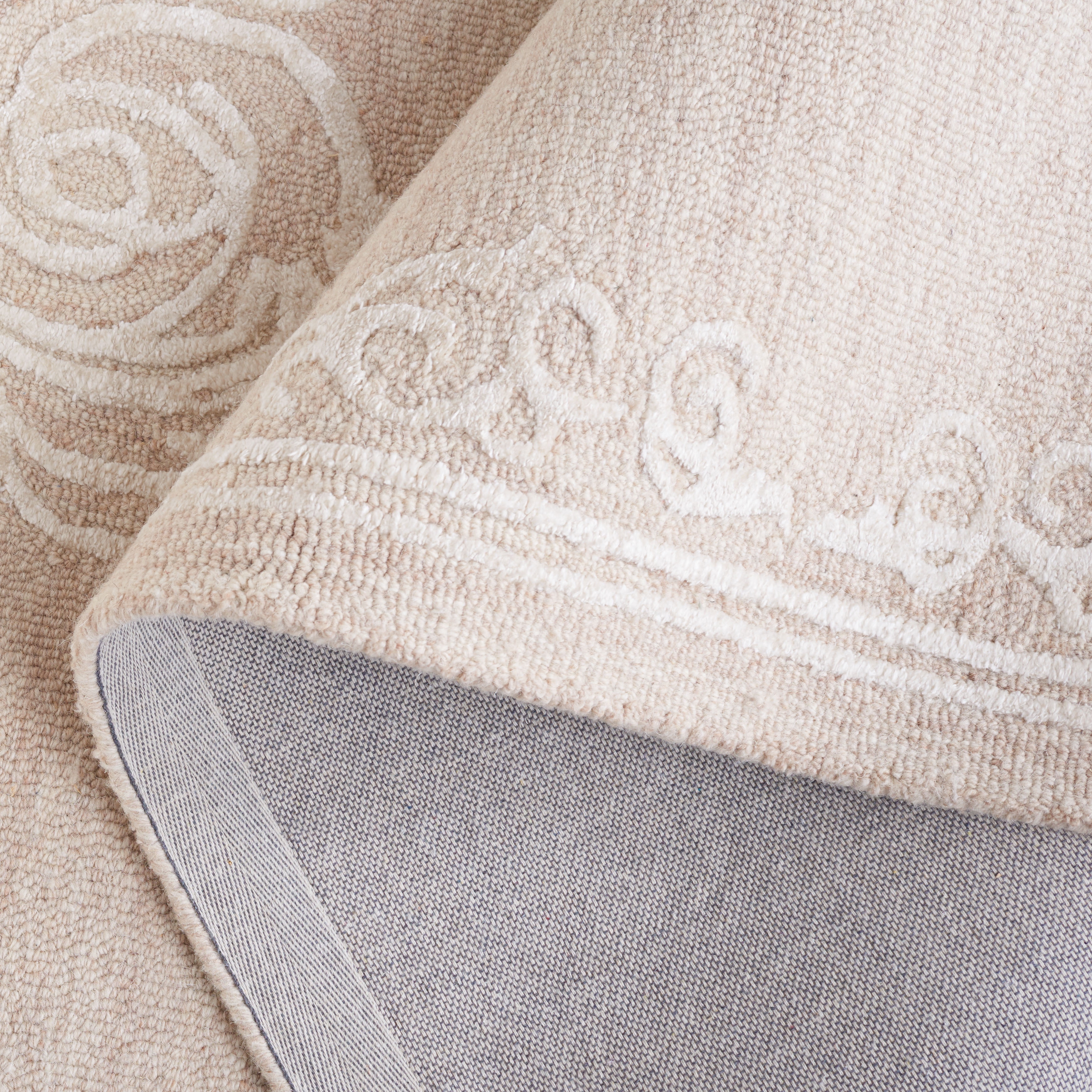 SAFAVIEH Glamour Euler Abstract Runner Rug, Light Brown/Ivory, 2'3" x 8'