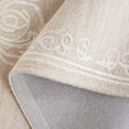 thumbnail image 5 of SAFAVIEH Glamour Euler Abstract Area Rug, Light Brown/Ivory, 6' x 9', 5 of 7