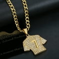 thumbnail image 4 of NEGS 18K Gold Plated Soccer Jersey Number 7 Pendant 7mm Chain Football Star Player Stainless Steel Necklace for Men, 4 of 7