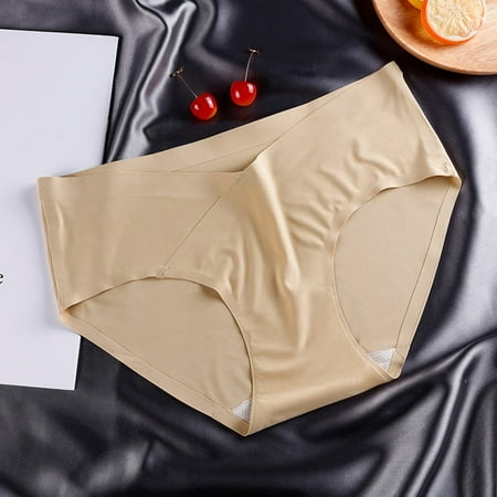 Outfmvch Cheeky Panties Womens Underwear No Show Underwear for Women Womens Underwear Cotton Bikini Lace Soft Panty Ladies Stretch Full Briefs Panties for Women(clearance) Khaki 2xl