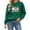 Army Green_C01, variant on gbyLJF Womens Pink Christmas Tree Sweatshirt Bow Graphic Long Sleeve Fleece Pullover Xmas Holiday Fall Winter Tops