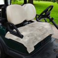 thumbnail image 2 of Golf Cart Seat Covers for 2 Seater, Vintage Beige Soft Microfiber Cart Seat Towel Blanket, Modern Abstract Art Oil Painting Absorbent Breathable Non Slip Bench Seats Protector for Golf Course 51"x31", 2 of 9