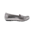 thumbnail image 2 of Vionic Women's Debbie Leather Metallic Slip On Moccasin Loafers Metallic 7M, 2 of 3