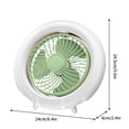 thumbnail image 3 of Quinlirra Night Light Multi-function Circulation Fan Intelligent Hanging Stand Automatic Oscillating Head Electric Fan Deals Of The Day Clearance, 3 of 8