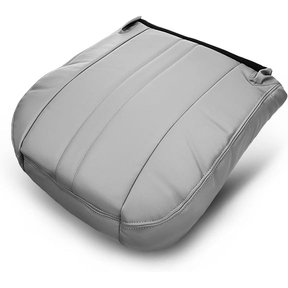 A-Premium Gray Seat Bottom Cover Compatible with Chevrolet Express 1500 2009-2014 2500 3500 GMC Savana 1500 2500 3500 Front Left Driver Side