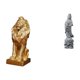 thumbnail image 1 of Escultura de león, estatua coleccionable, adorno de mesa, figura artística decorativa para oficina, hogar, estantería, regalo de cumpleaños, piedra ch, 1 of 8