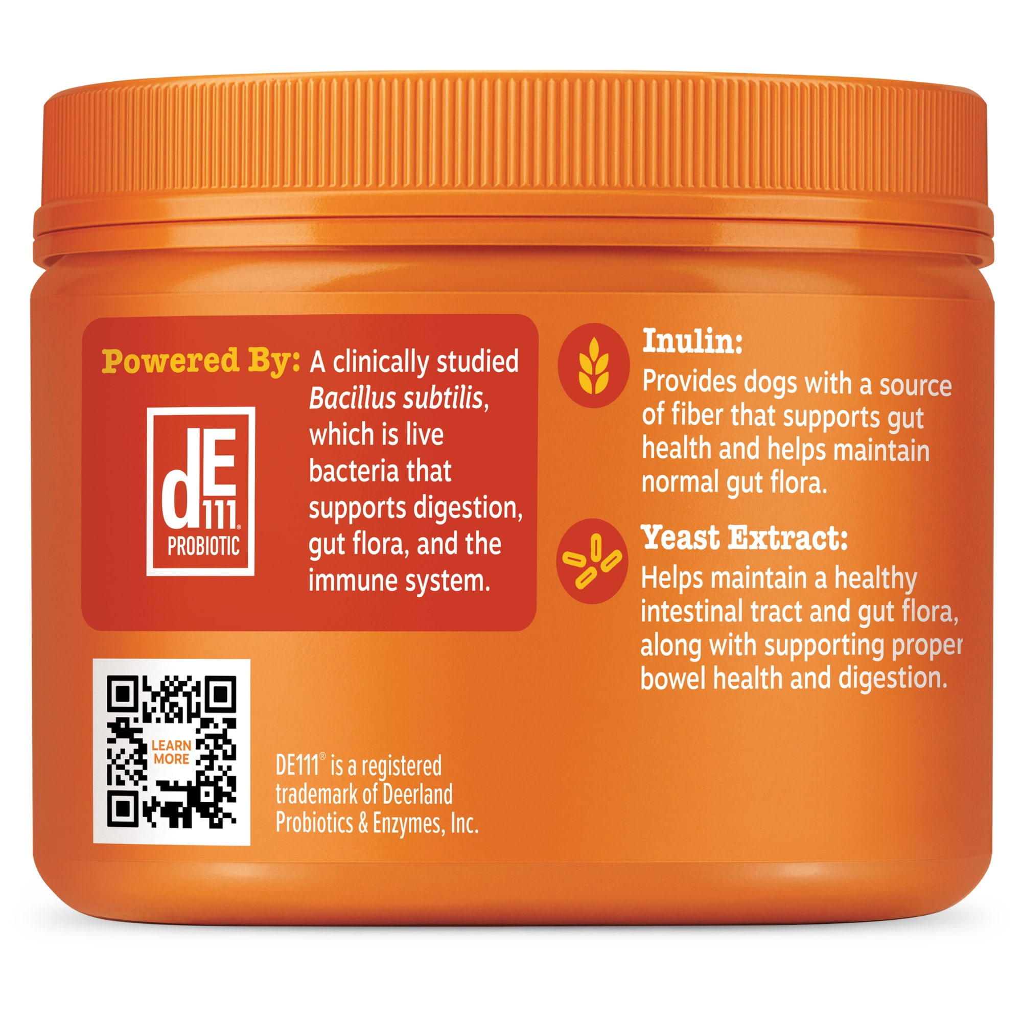 (3 pack) Zesty Paws Probiotic Powder Pumpkin Flavor Dog Supplement, 150g