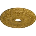 thumbnail image 3 of Ekena Millwork 19 7/8"OD x 3 5/8"ID x 1 1/4"P Spring Leaf Ceiling Medallion (Fits Canopies up to 5 5/8"), Hand-Painted Pharaohs Gold, 3 of 6