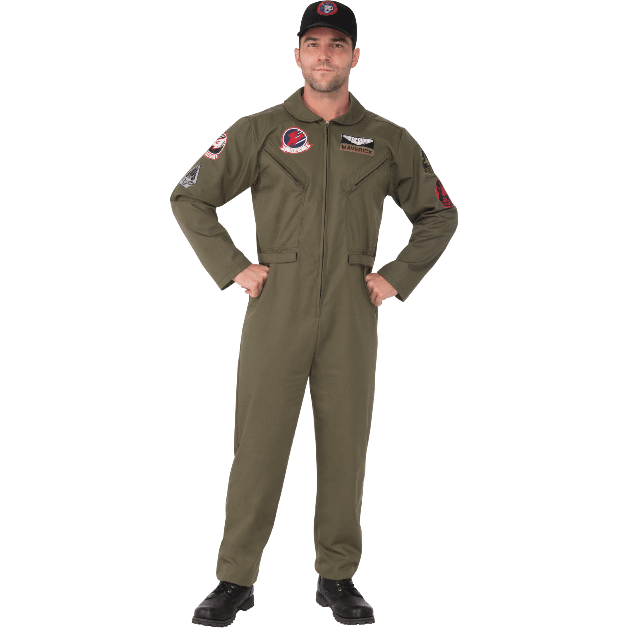Top Gun Maverick Halloween Costume for Adults, Men's Size XL (40/42), by Rubies