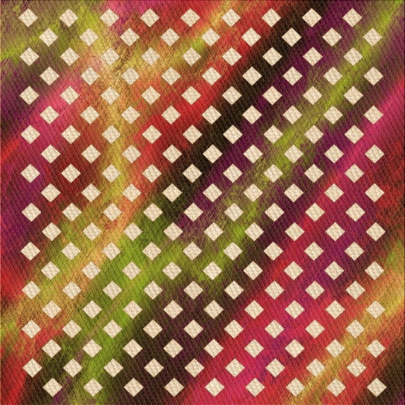 Ahgly Company Indoor Square Patterned Metallic Gold Area Rugs, 7' Square