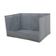 thumbnail image 3 of Bandeja para orinar para perros con protección contra salpicaduras, impermeable, de malla, plegable, para interiores Gris S, 3 of 9