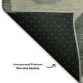 thumbnail image 5 of Addison Rugs Mayfield Premium Machine Washable Transitional Geometric Taupe Rectangle Rug, 9' X 12' Machine Washable Transitional Geometric Taupe Oversized Sherpa Throw Blanket, 5 of 6