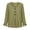Green, variant on LEKWK Ruffle Long Sleeve Shirts for Women V Neck Button Front Linen Tops Pleated Loose Dressy Casual Tunic Tops Fall Daily Office Travel Outfits