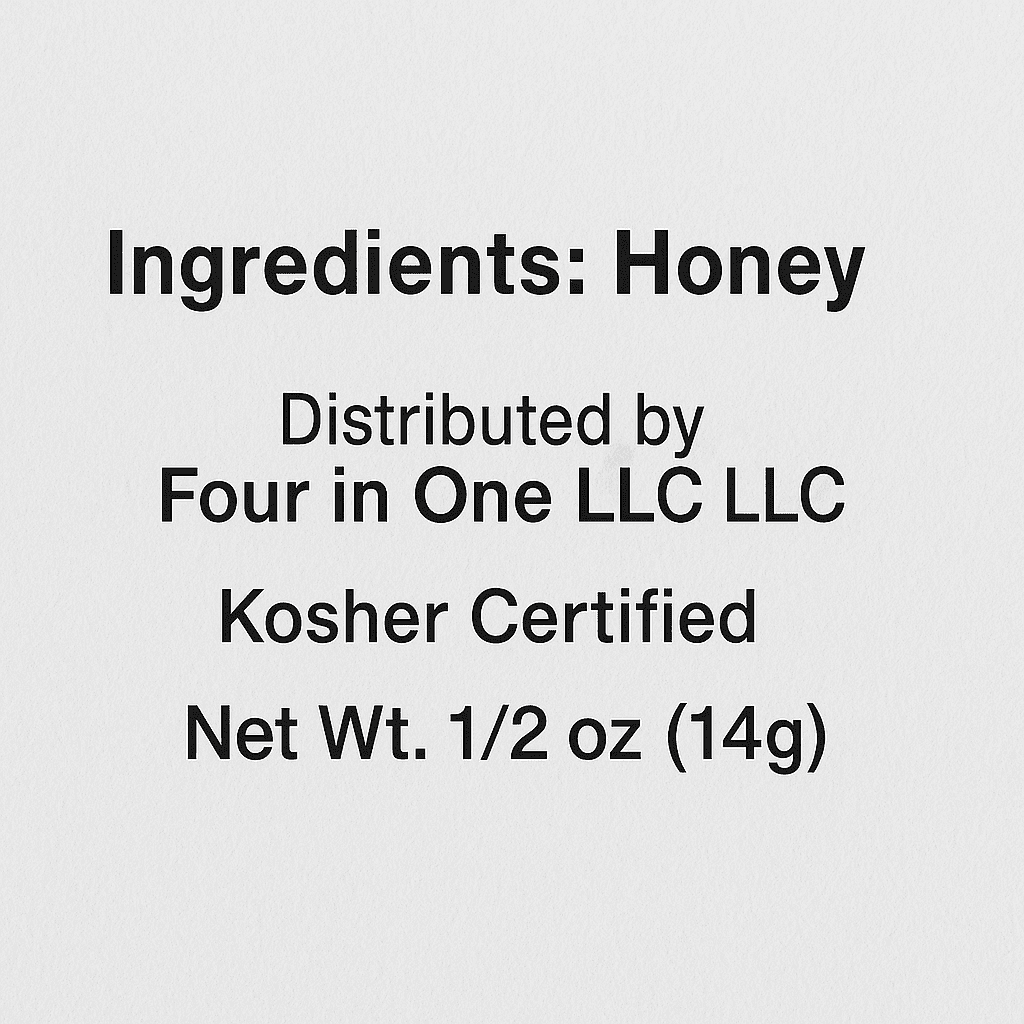 Pure Honey Packets - 50 Count, 0.5 oz Each, Kosher, Bulk - Walmart